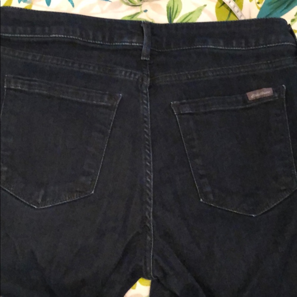 Eddie Bauer Slightly Curvy Skinny Jeans Dark 8T - Picture 5 of 7